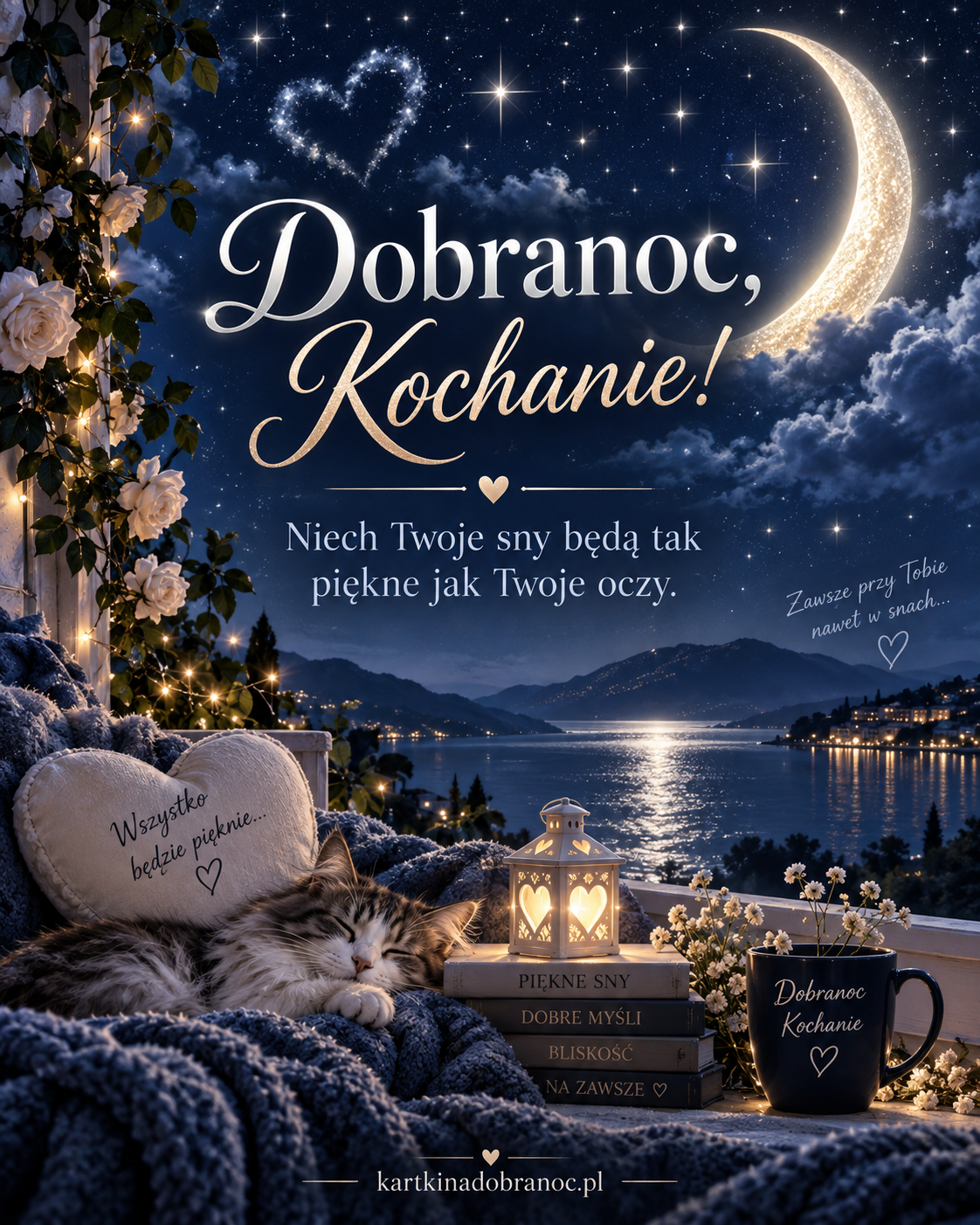 8 Kartki Na Dobranoc Dla Ukochanej - Romantyczne Inspiracje
