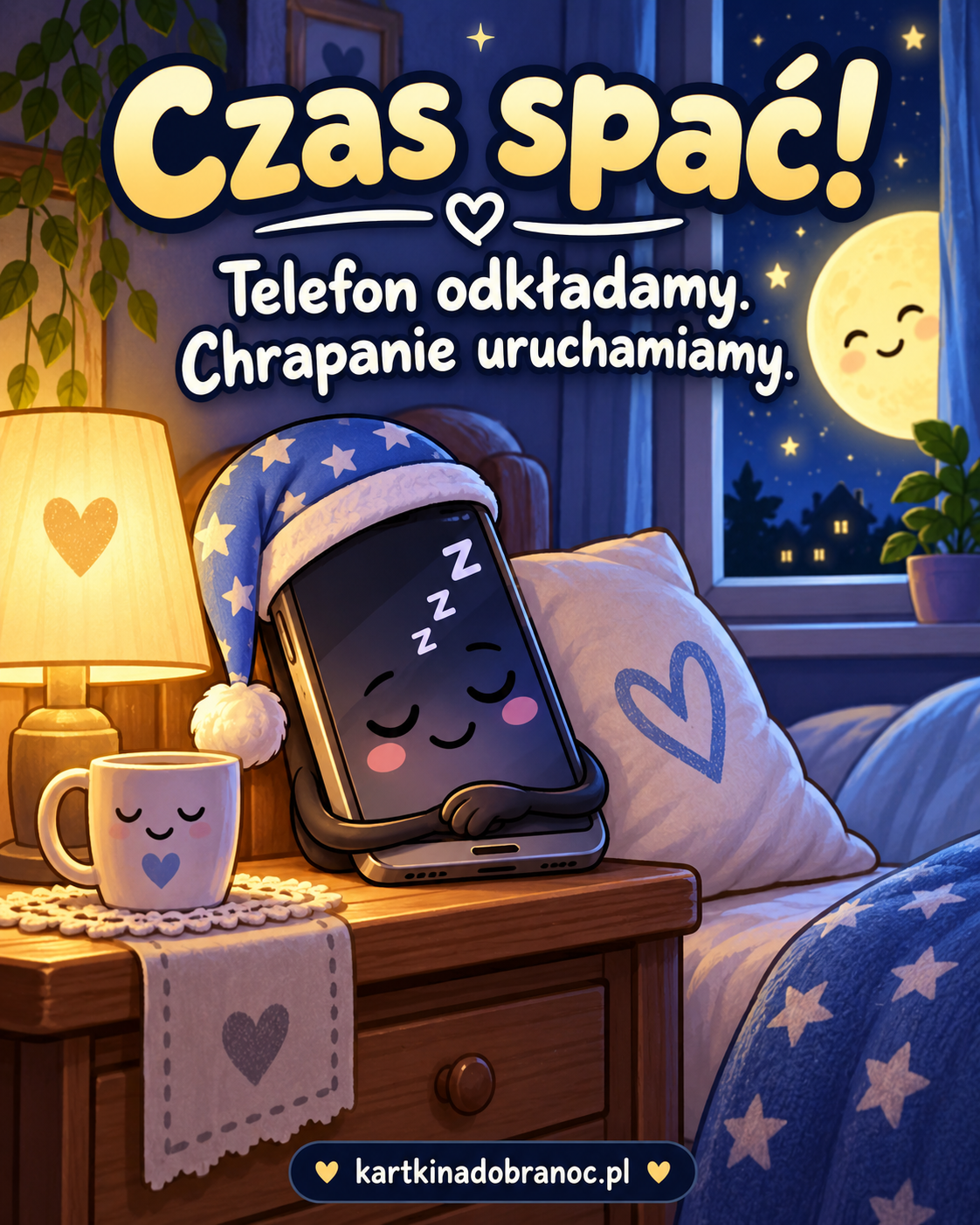 Zabawny budzik nocny