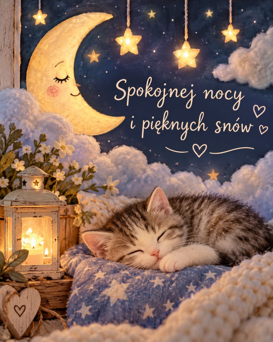 Spokojna noc z życzeniem