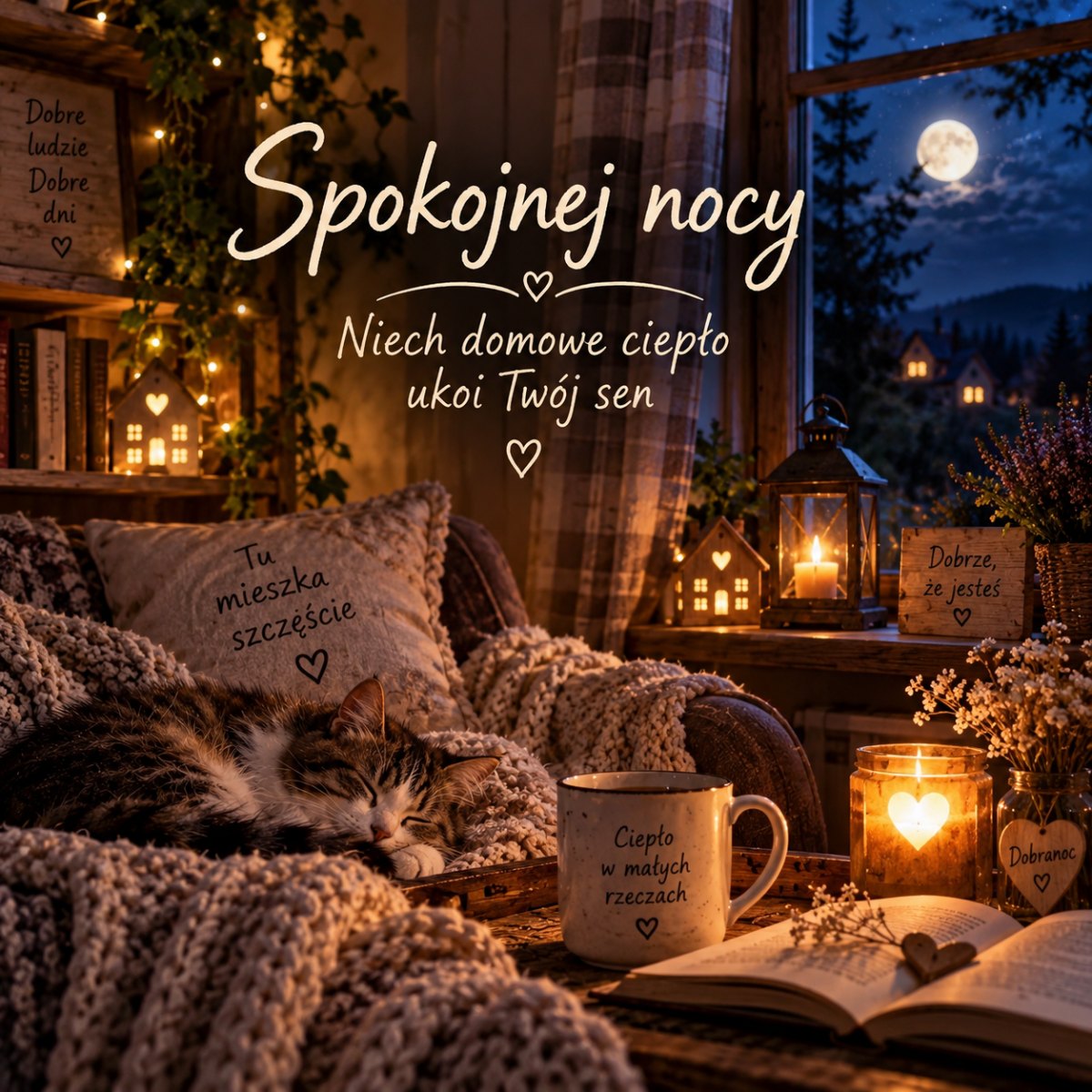Przytulny domowy wieczór