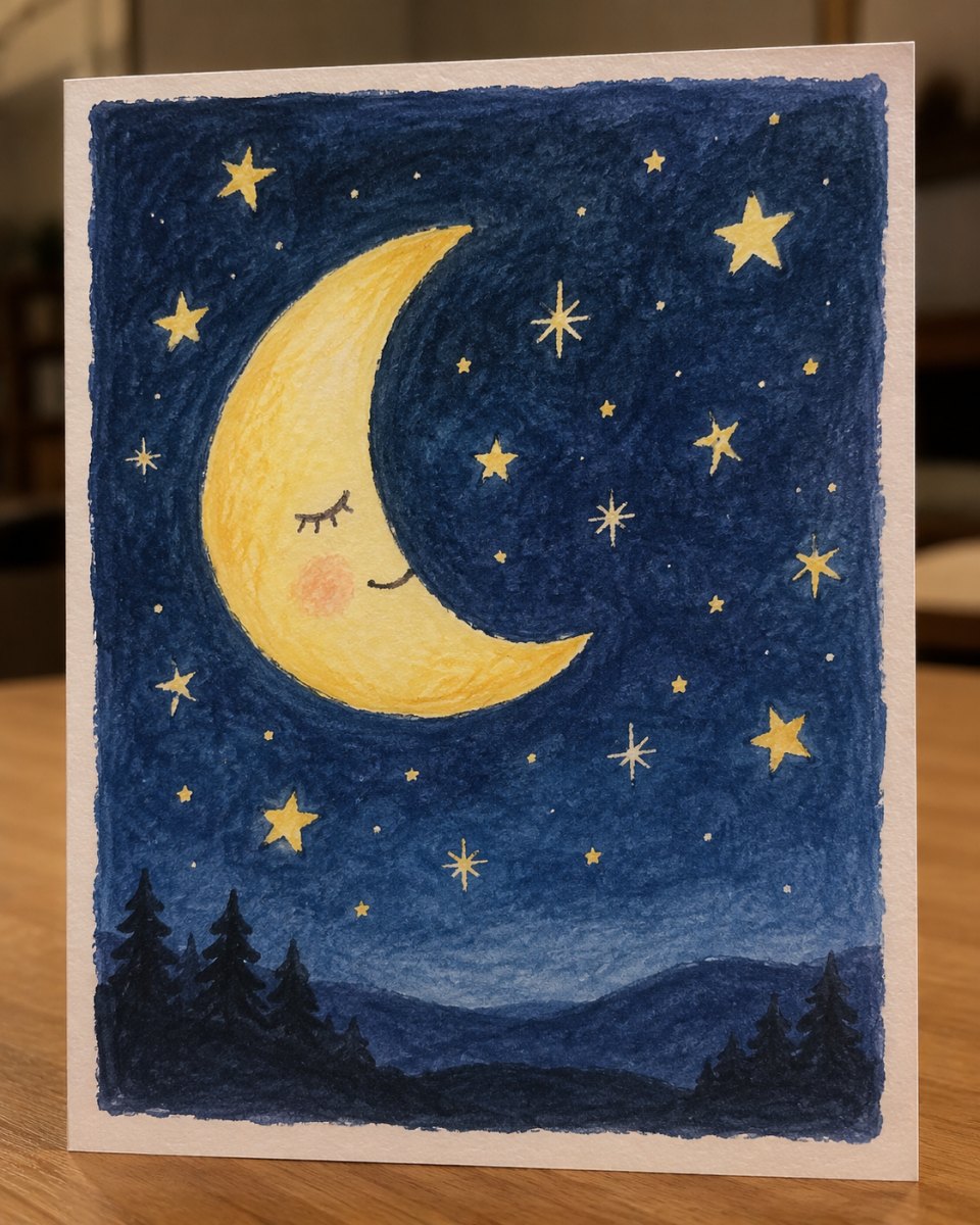 8 gute nacht karten ideen na spokojny wieczór