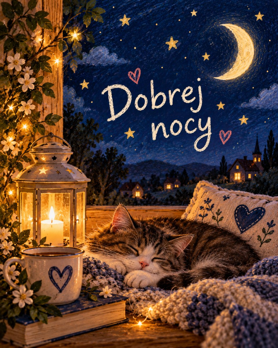 Klasyczna kartka z dobranoc