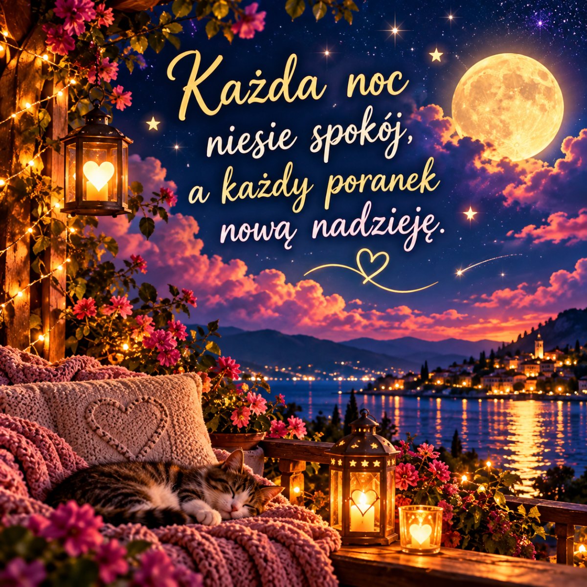 Kolorowy obraz z cytatem