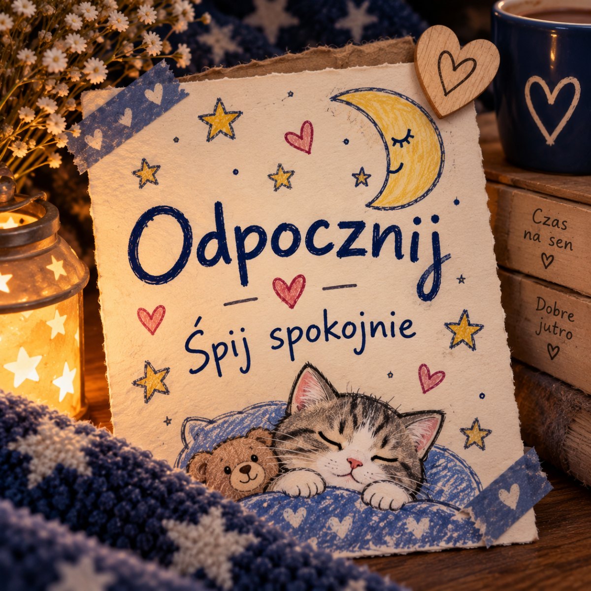 Kreatywna kartka odpoczynek