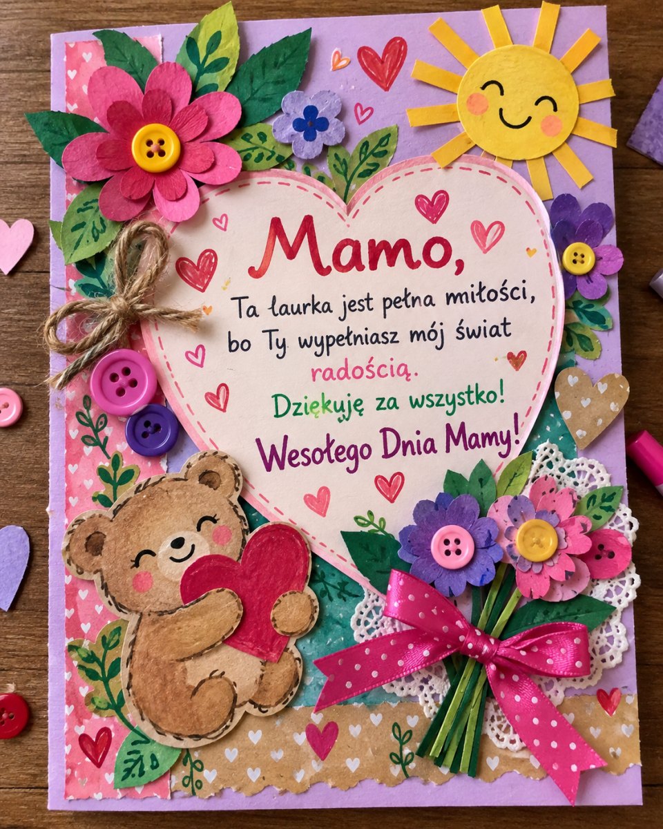 Kreatywna laurka na Dzień Mamy