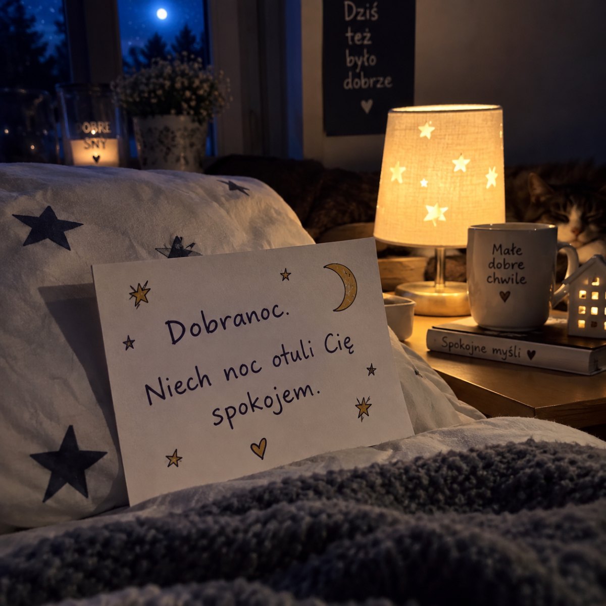 Kurze Gute Nacht Sprüche pełne ciepłych słów