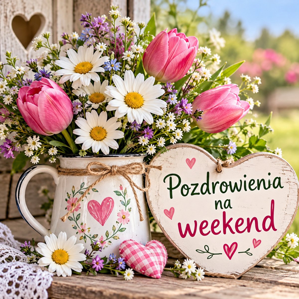 Kwiatowa grafika weekendowa