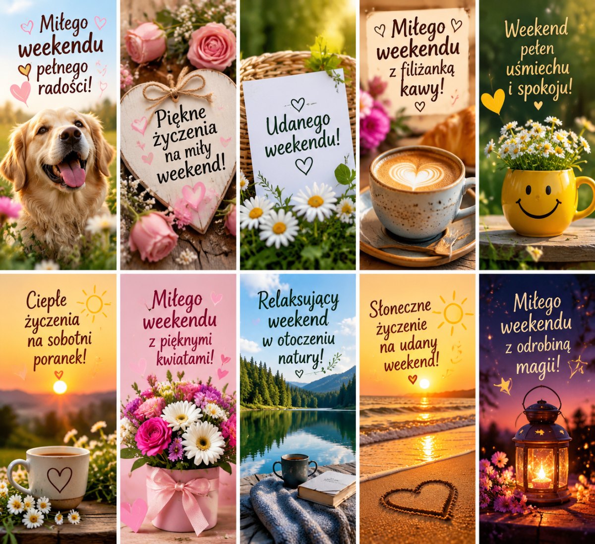 19 miłego weekendu życzenia, które wywołają uśmiech