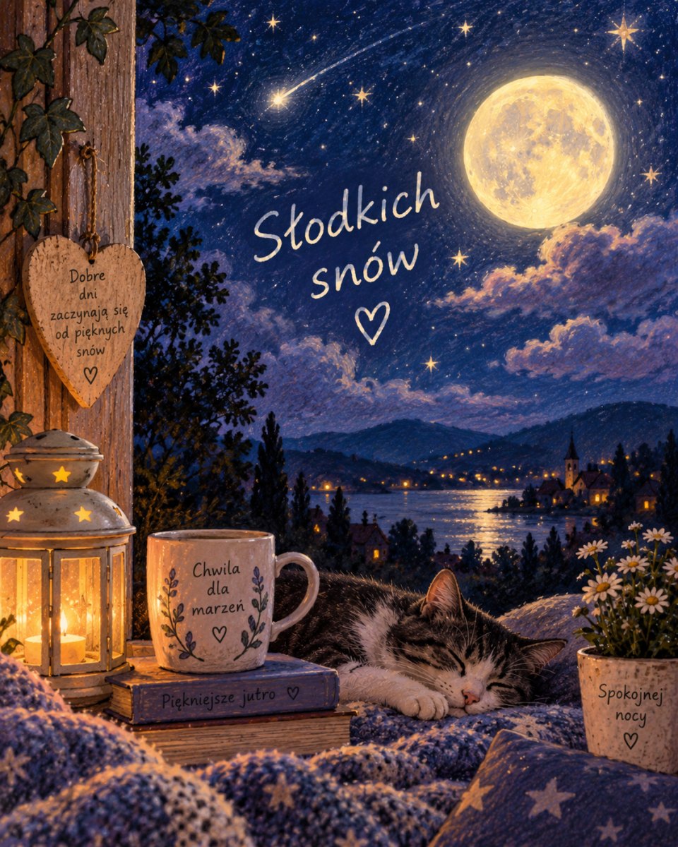 Marzycielskie niebo nocą