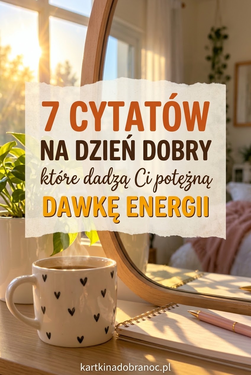 7 cytatów na dzień dobry, które dadzą Ci potężną dawkę energii