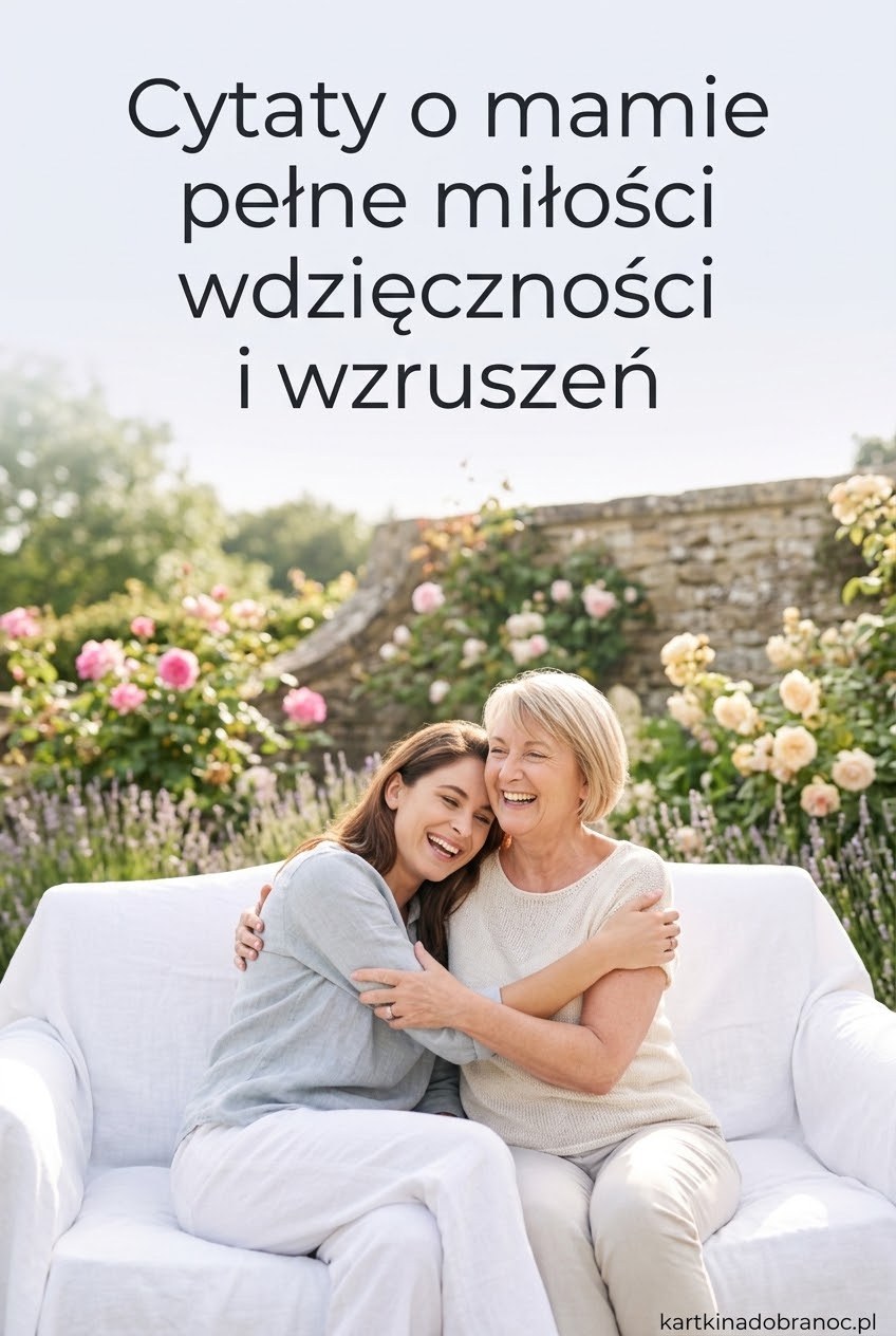 Cytaty o mamie pełne miłości wdzięczności i wzruszeń