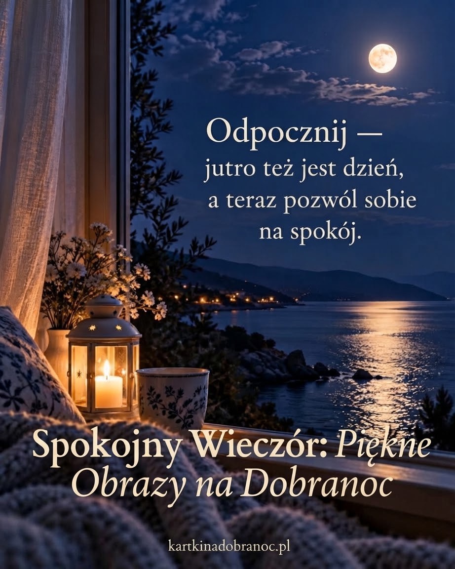 Spokojny Wieczór: Piękne Obrazy na Dobranoc