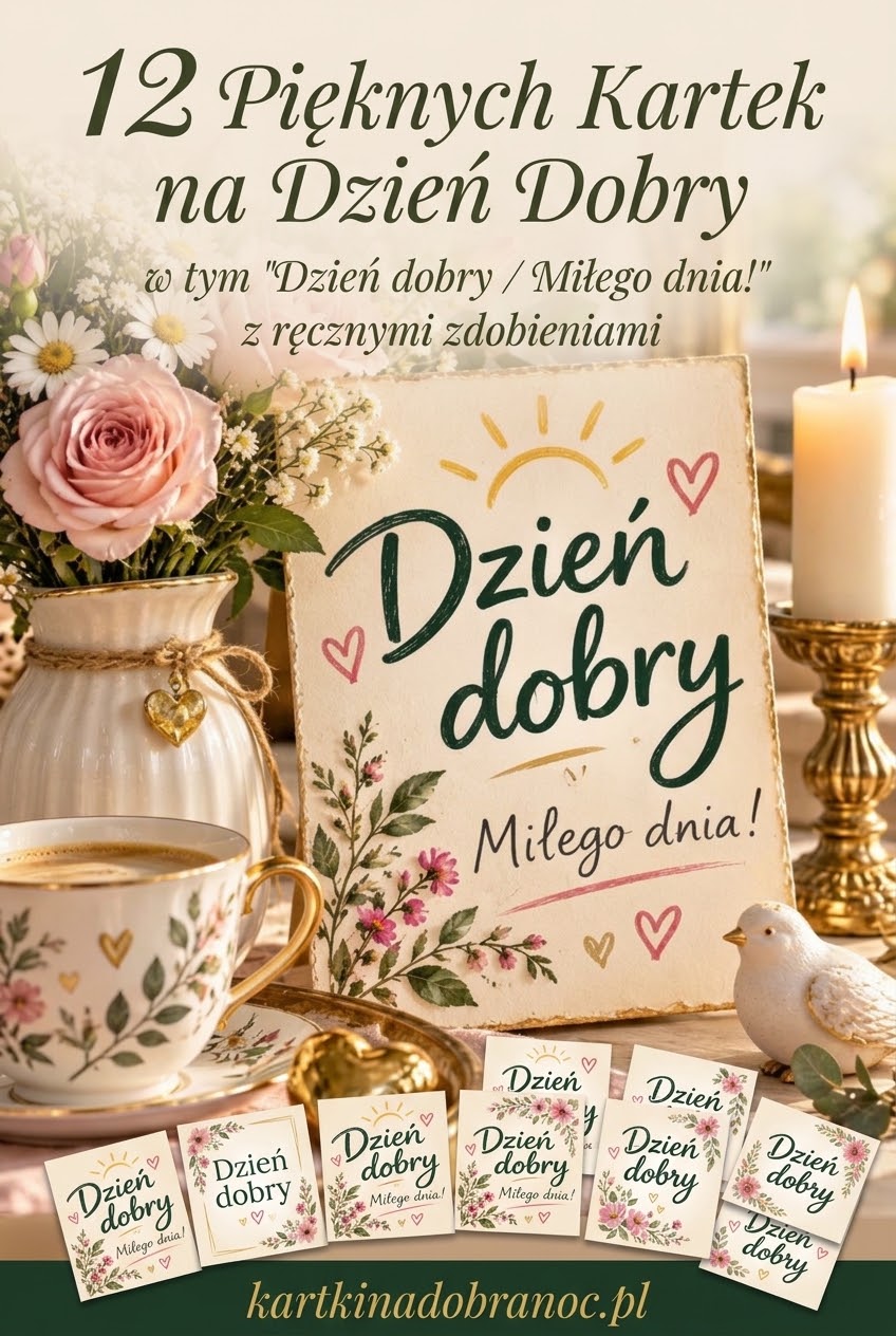 12 Pięknych Kartek na Dzień Dobry