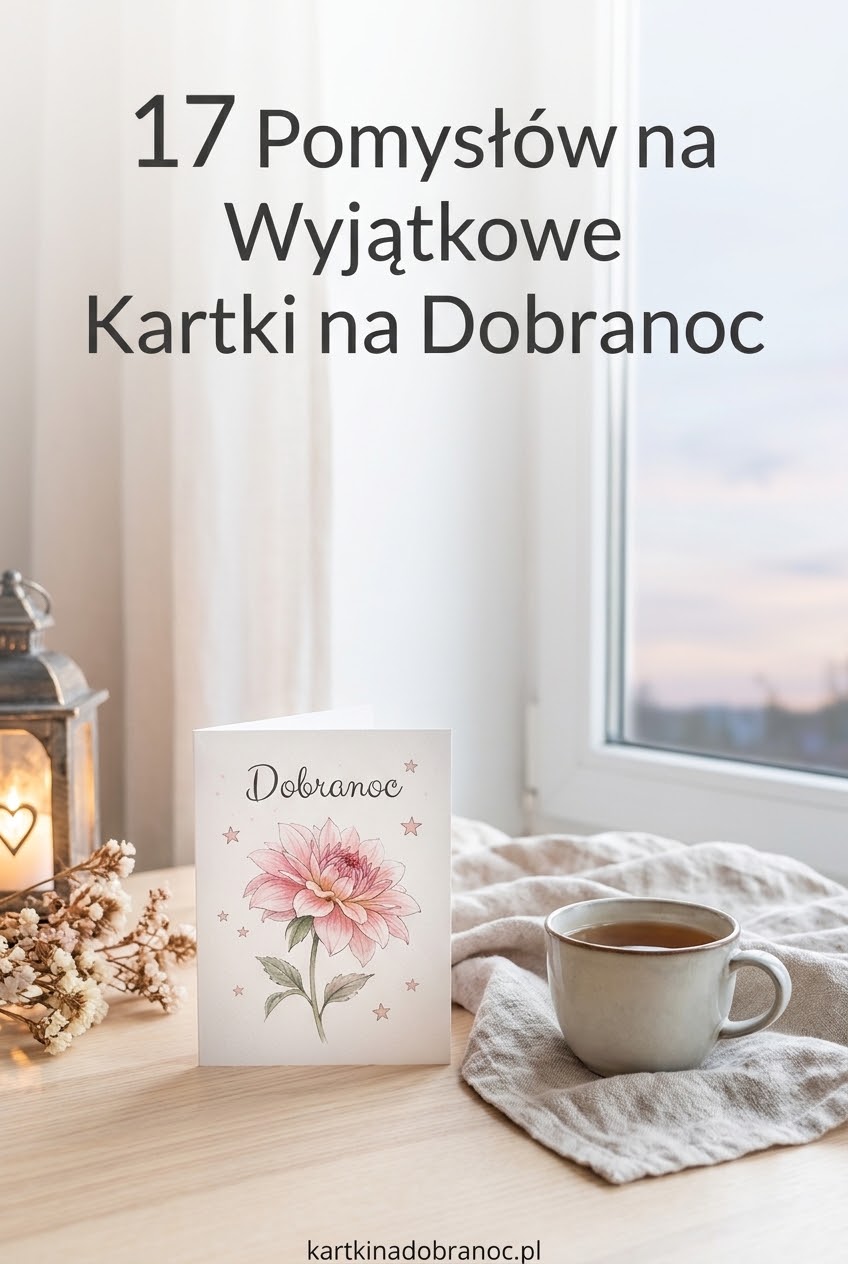 17 Pomysłów na Wyjątkowe Kartki na Dobranoc