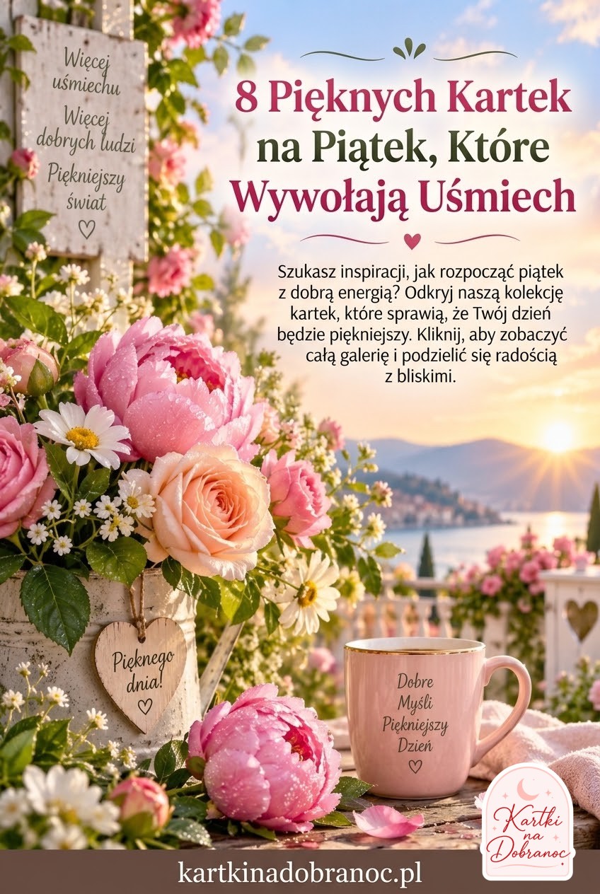 8 Pięknych Kartek na Piątek, Które Wywołają Uśmiech