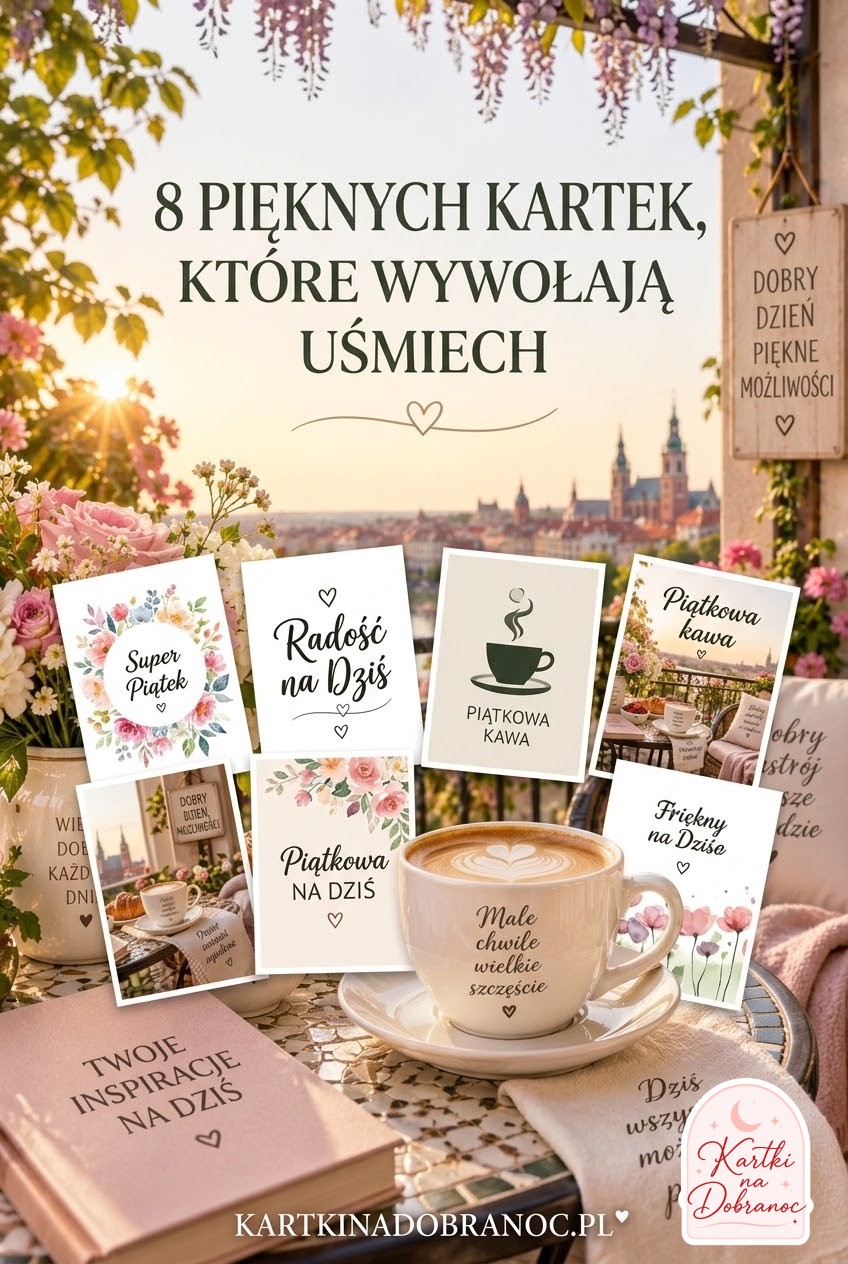 8 Pięknych Kartek Na Piątek, Które Wywołają Uśmiech