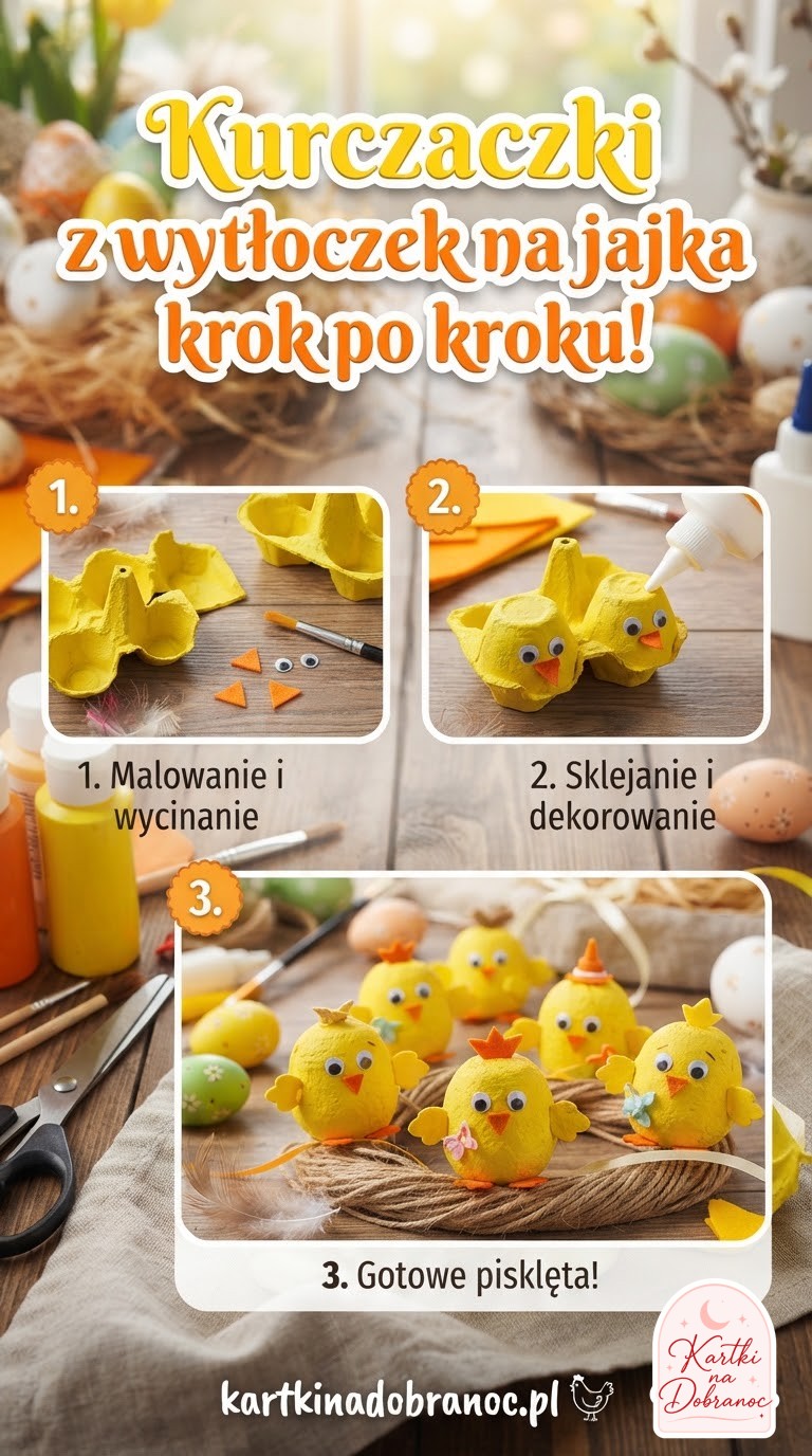 Kurczaczki z wytłoczek na jajka krok po kroku!