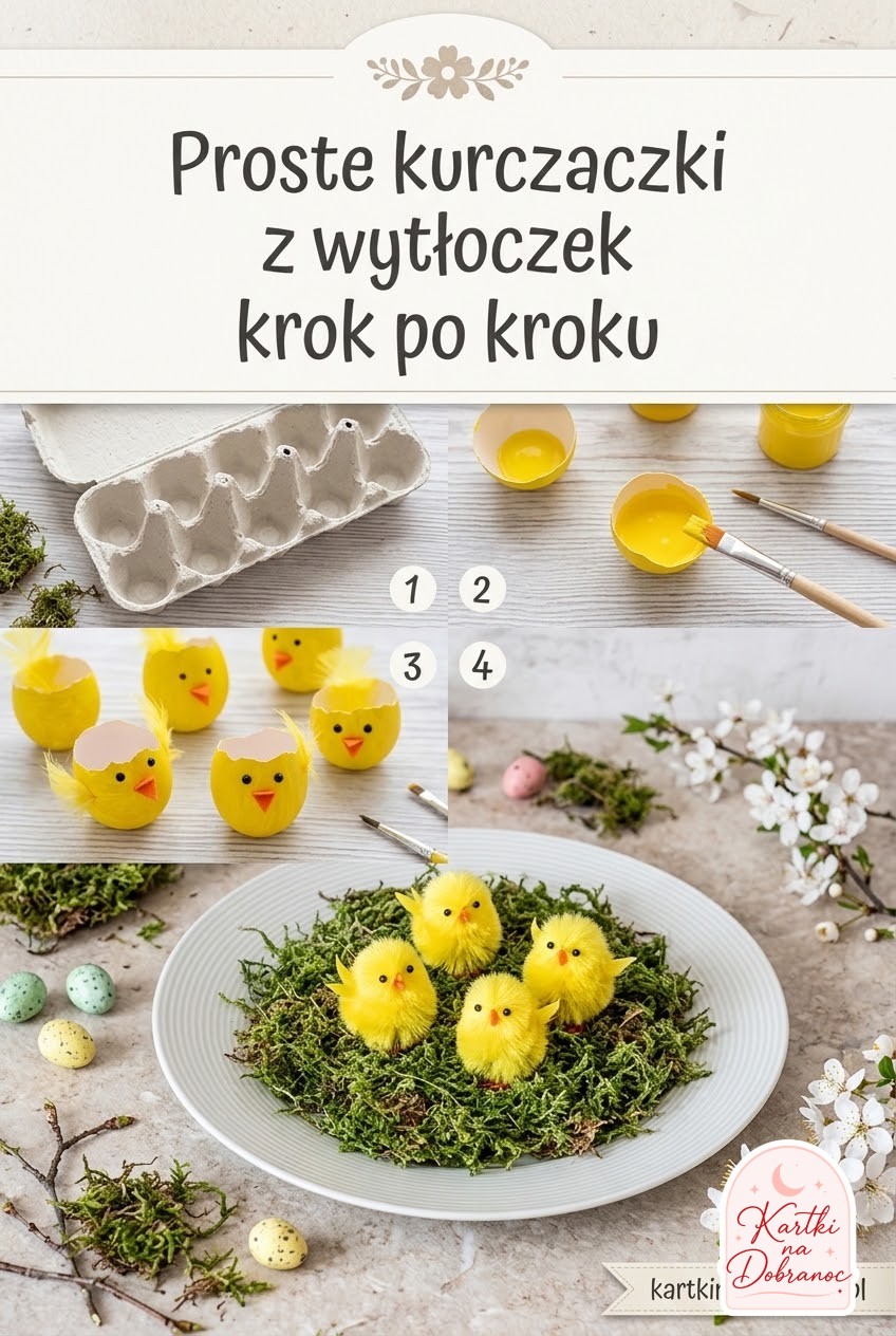 Proste kurczaczki z wytłoczek krok po kroku