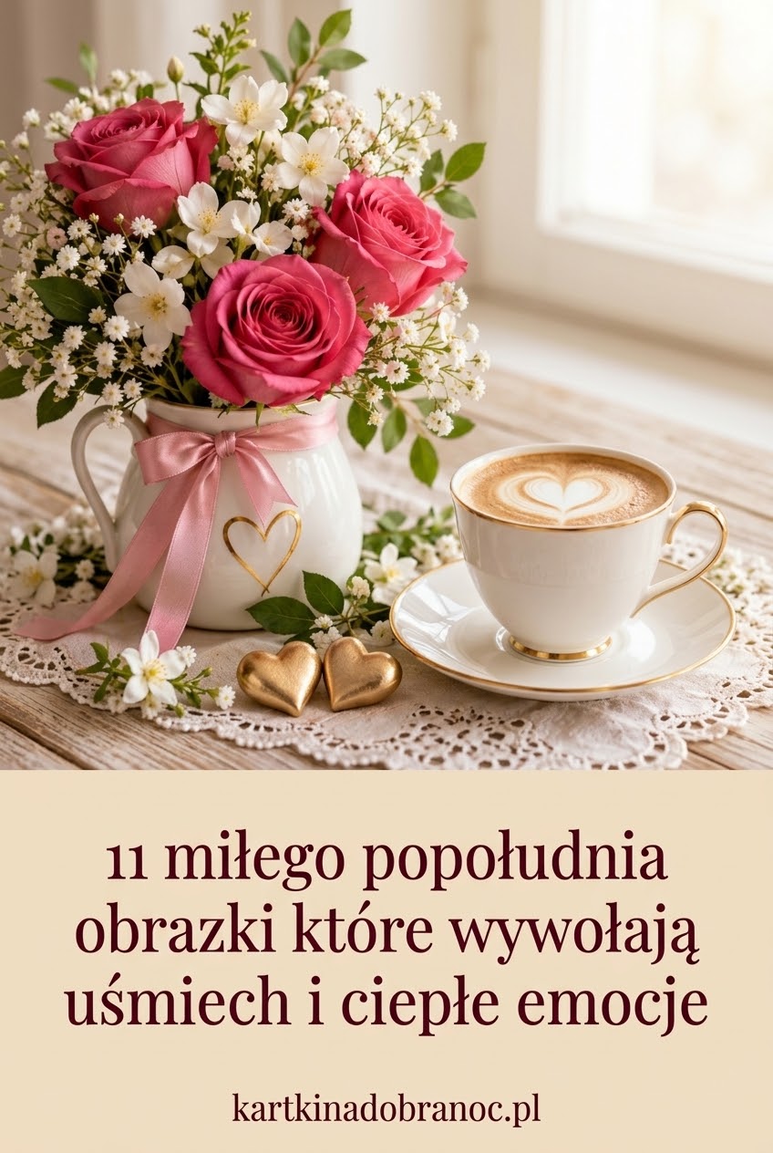 11 miłego popołudnia obrazki które wywołają uśmiech i ciepłe emocje