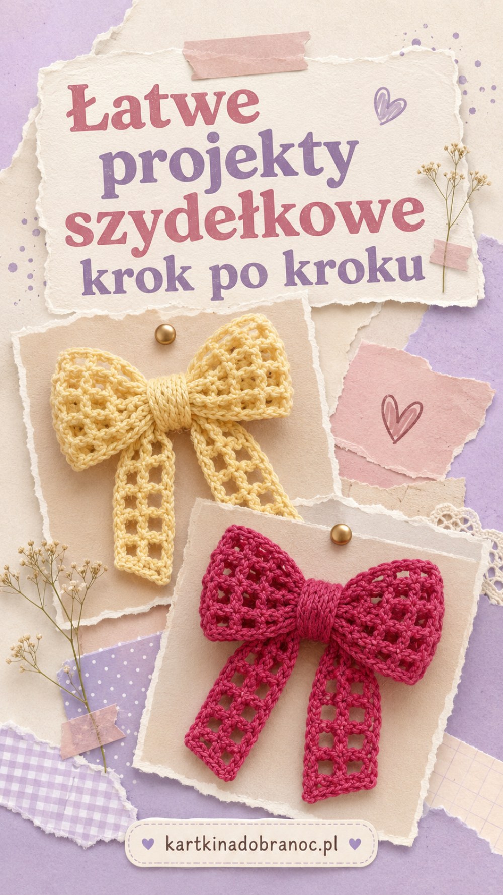 Łatwe projekty szydełkowe krok po kroku