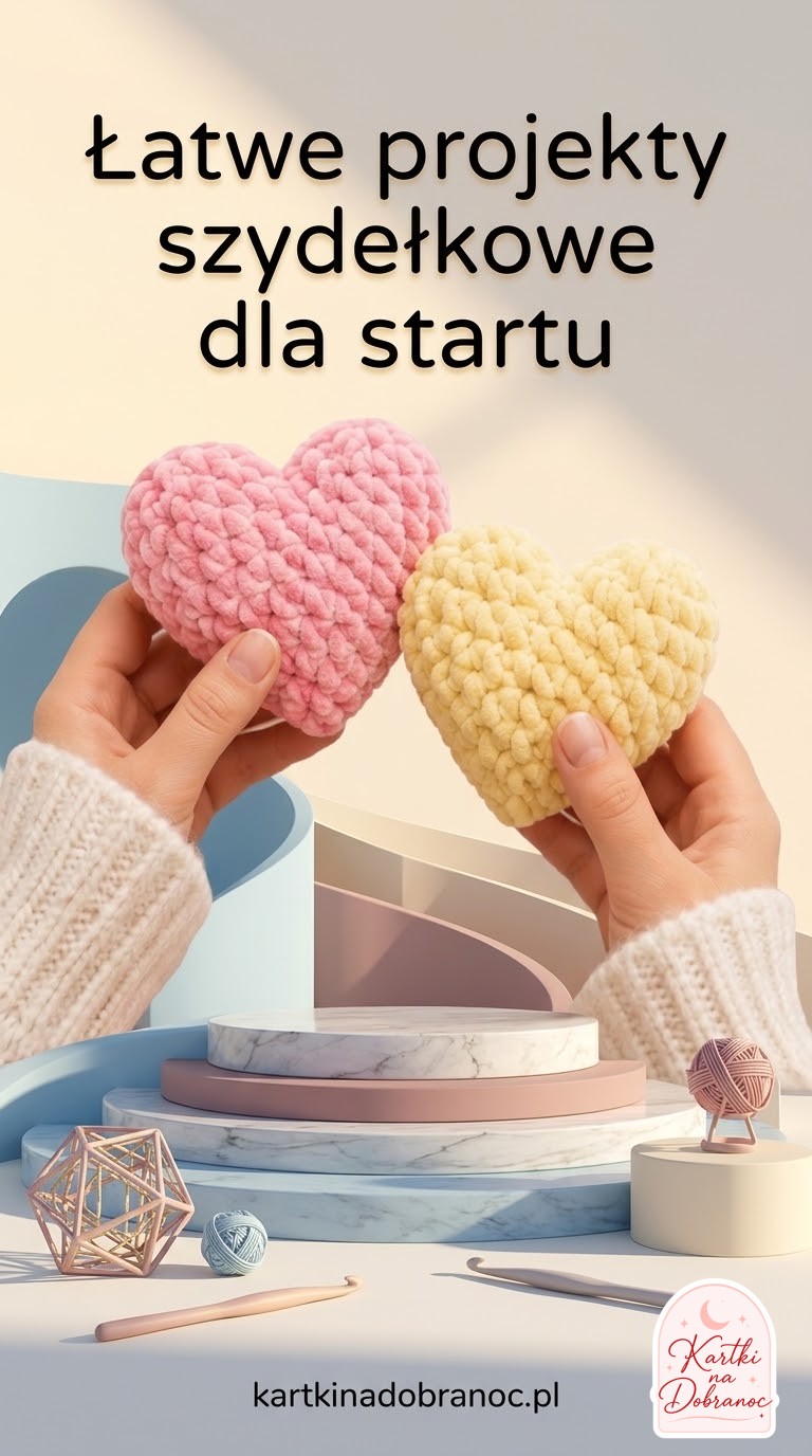 Łatwe projekty szydełkowe dla startu