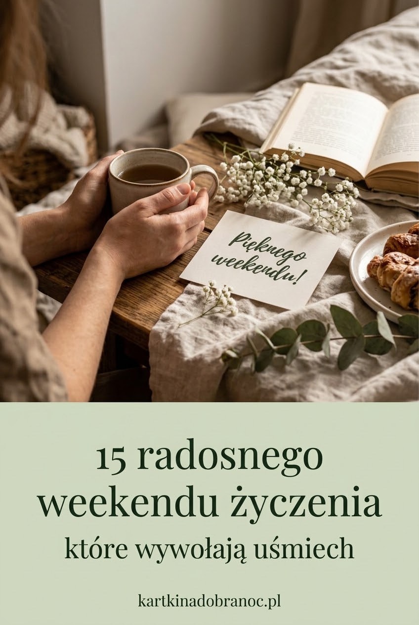 15 radosnego weekendu życzenia które wywołają uśmiech