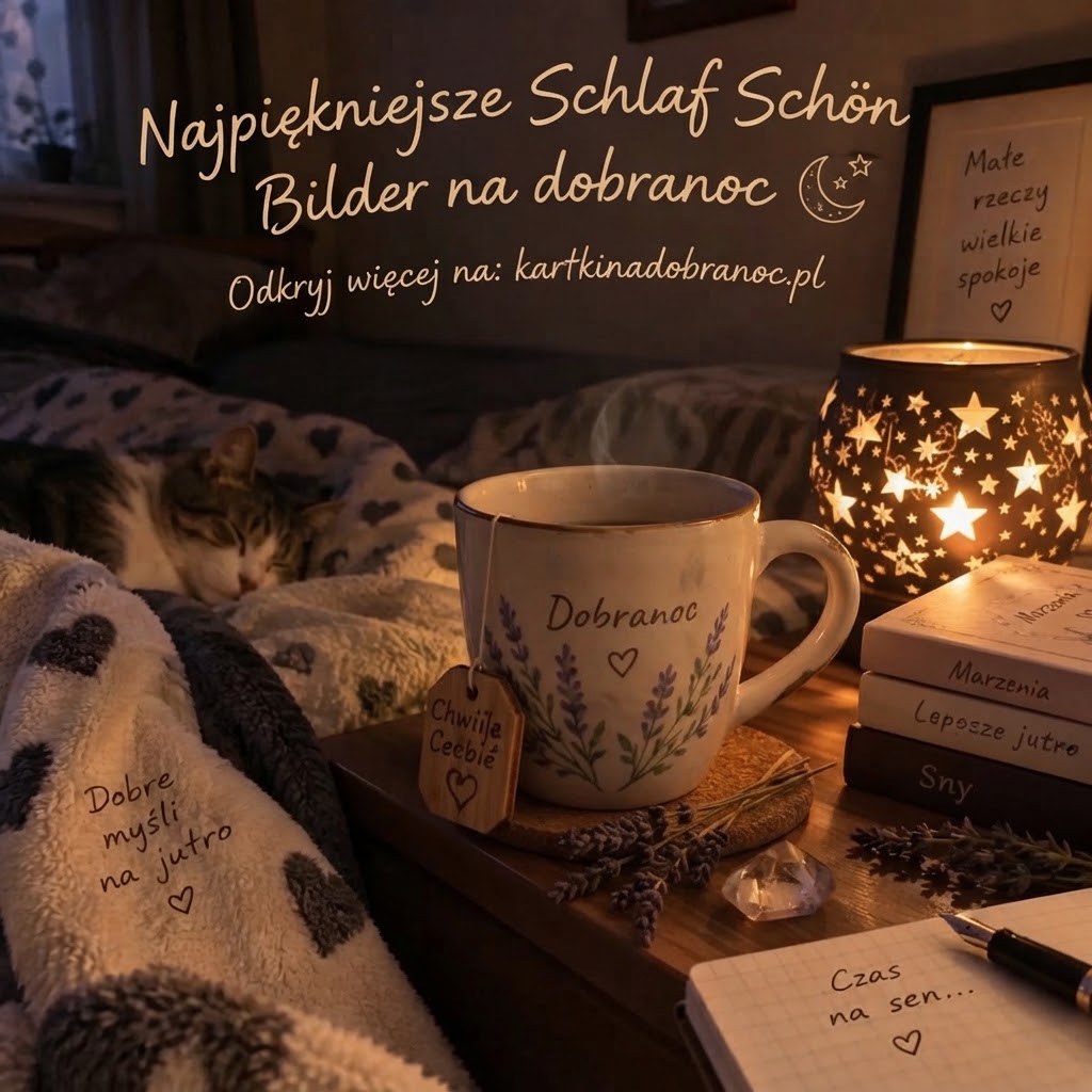 Najpiękniejsze Schlaf Schön Bilder na dobranoc