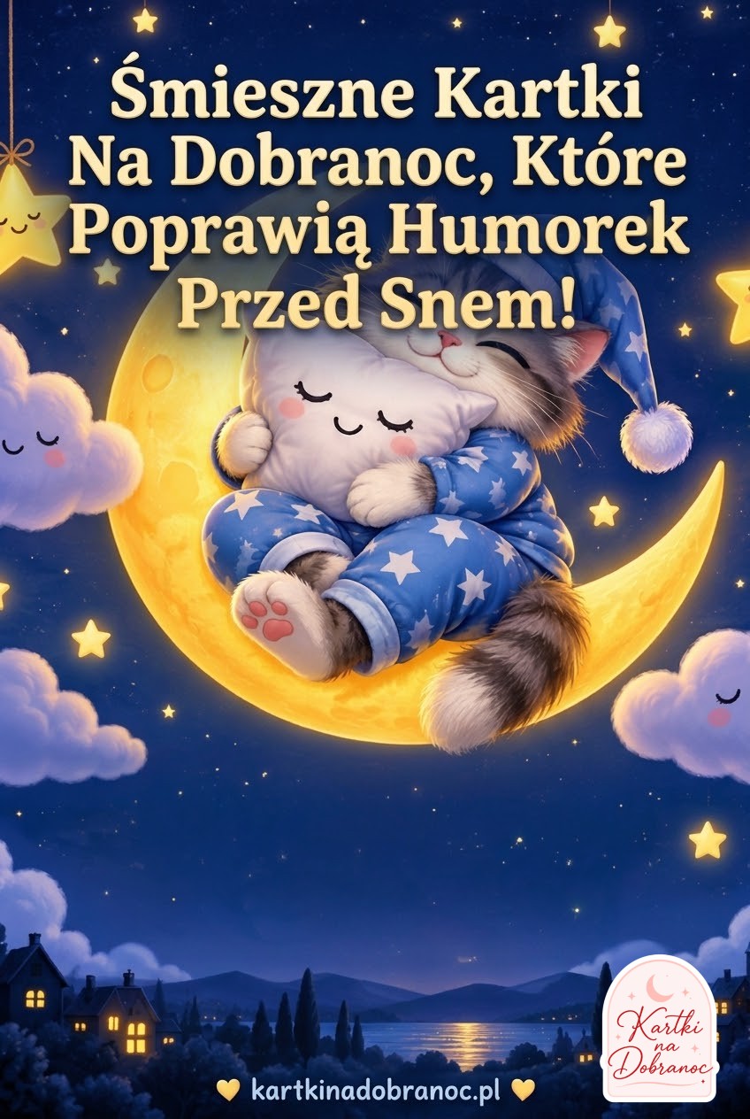 Śmieszne Kartki Na Dobranoc, Które Poprawią Humorek Przed Snem!