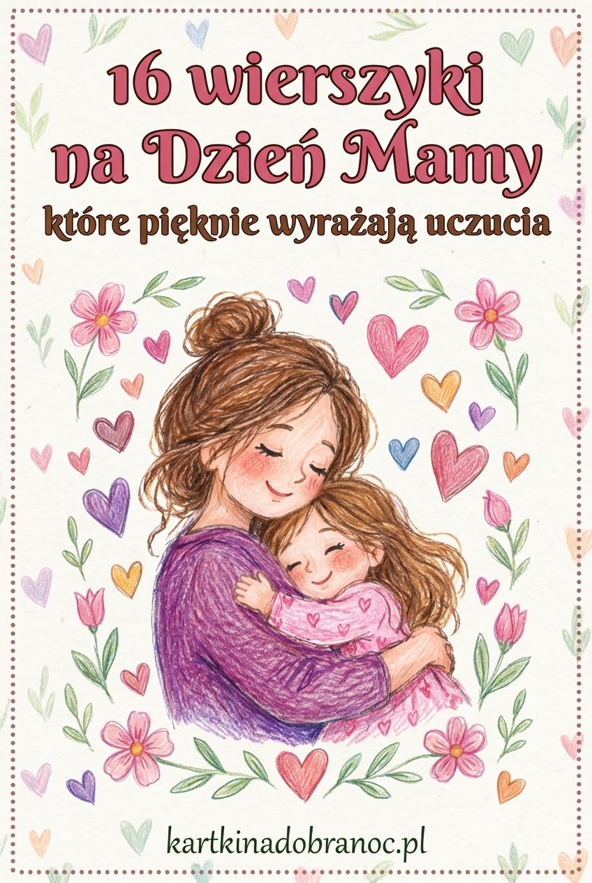 16 wierszyki na Dzień Mamy które pięknie wyrażają uczucia