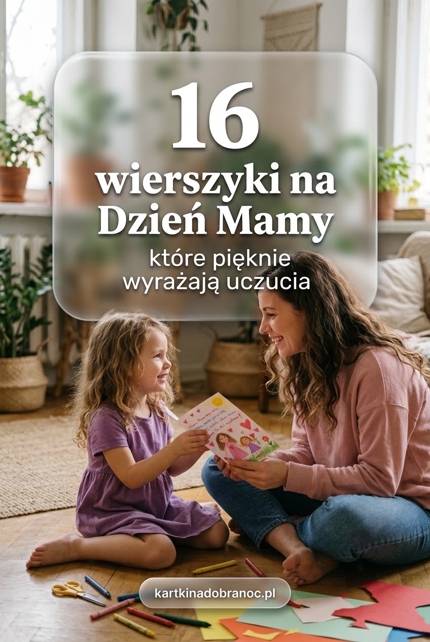 16 wierszyki na Dzień Mamy które pięknie wyrażają uczucia