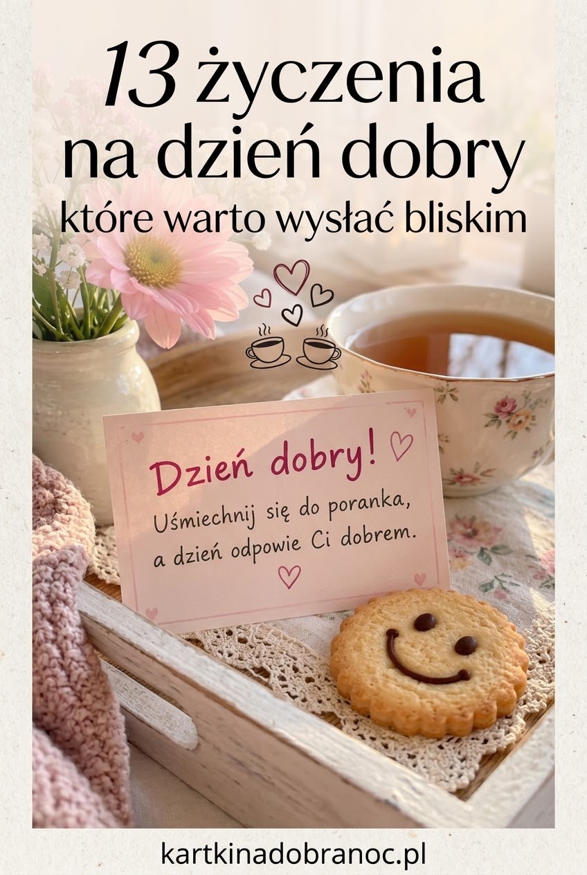 13 życzenia na dzień dobry które warto wysłać bliskim
