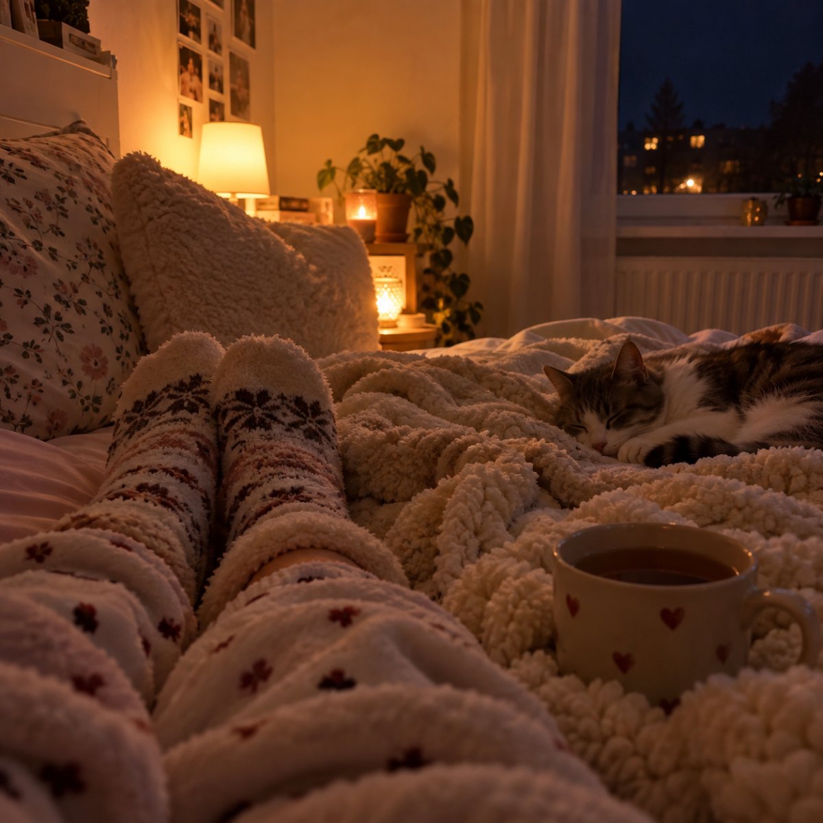 Przytulny kącik nocnego odpoczynku