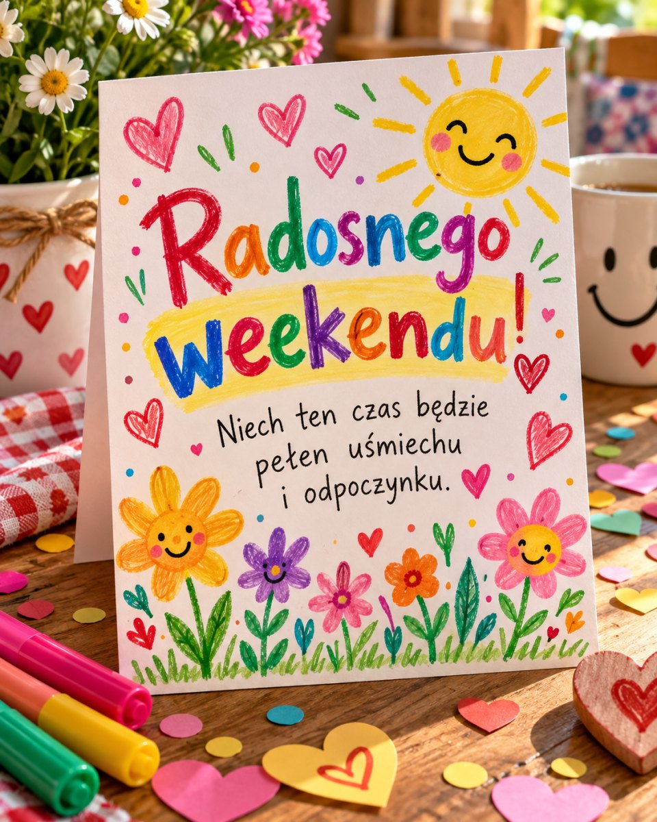 15 radosnego weekendu życzenia które wywołają uśmiech