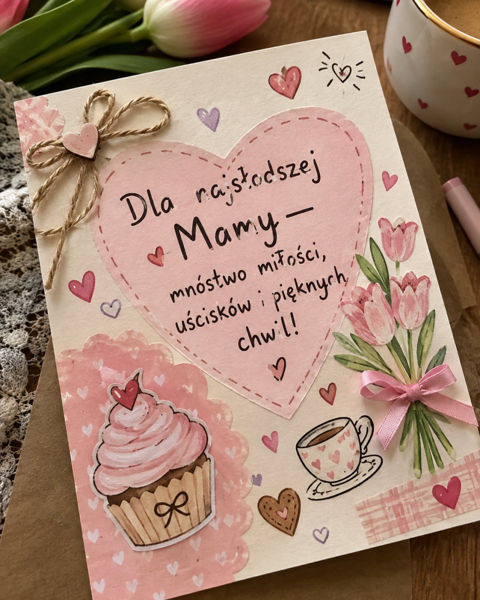 Słodka kartka z miłością