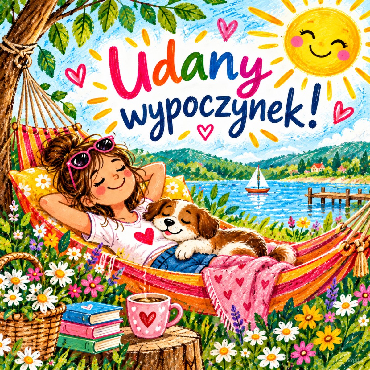 Słoneczny widok weekendowy