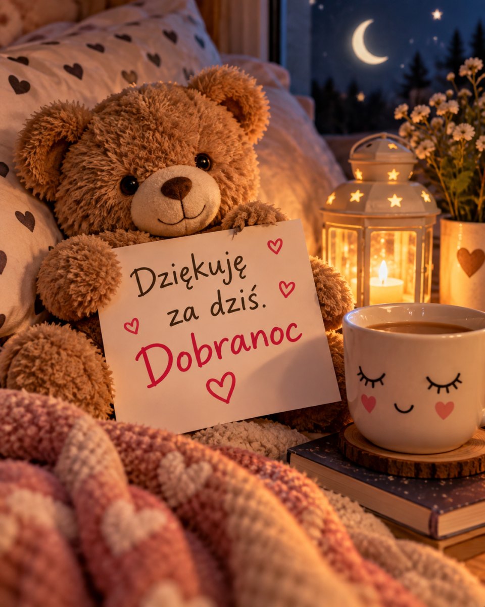 Urocza wiadomość dobranoc