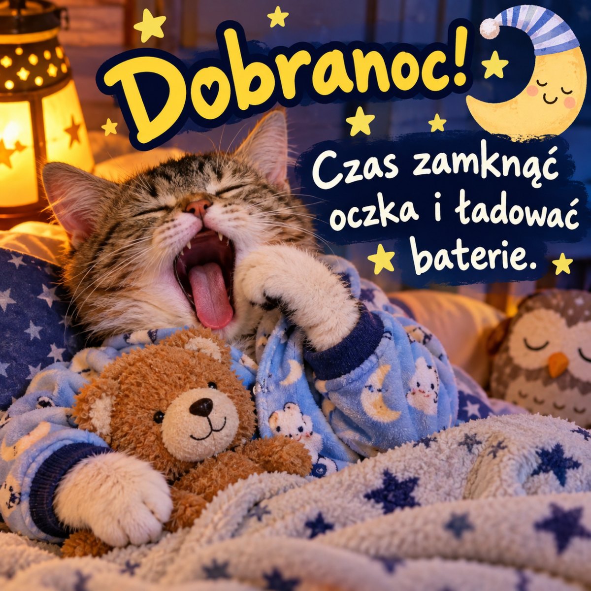 Zabawny obraz dobranocny