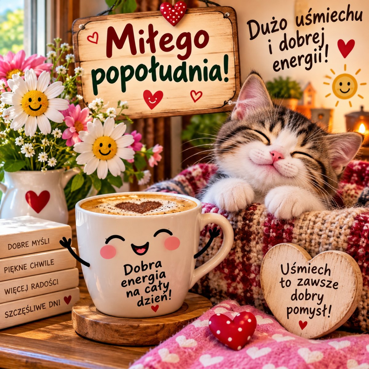Zabawny obrazek z pozytywnym przesłaniem